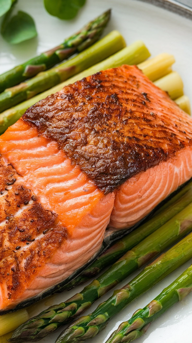 Pan-Seared Salmon with Asparagus