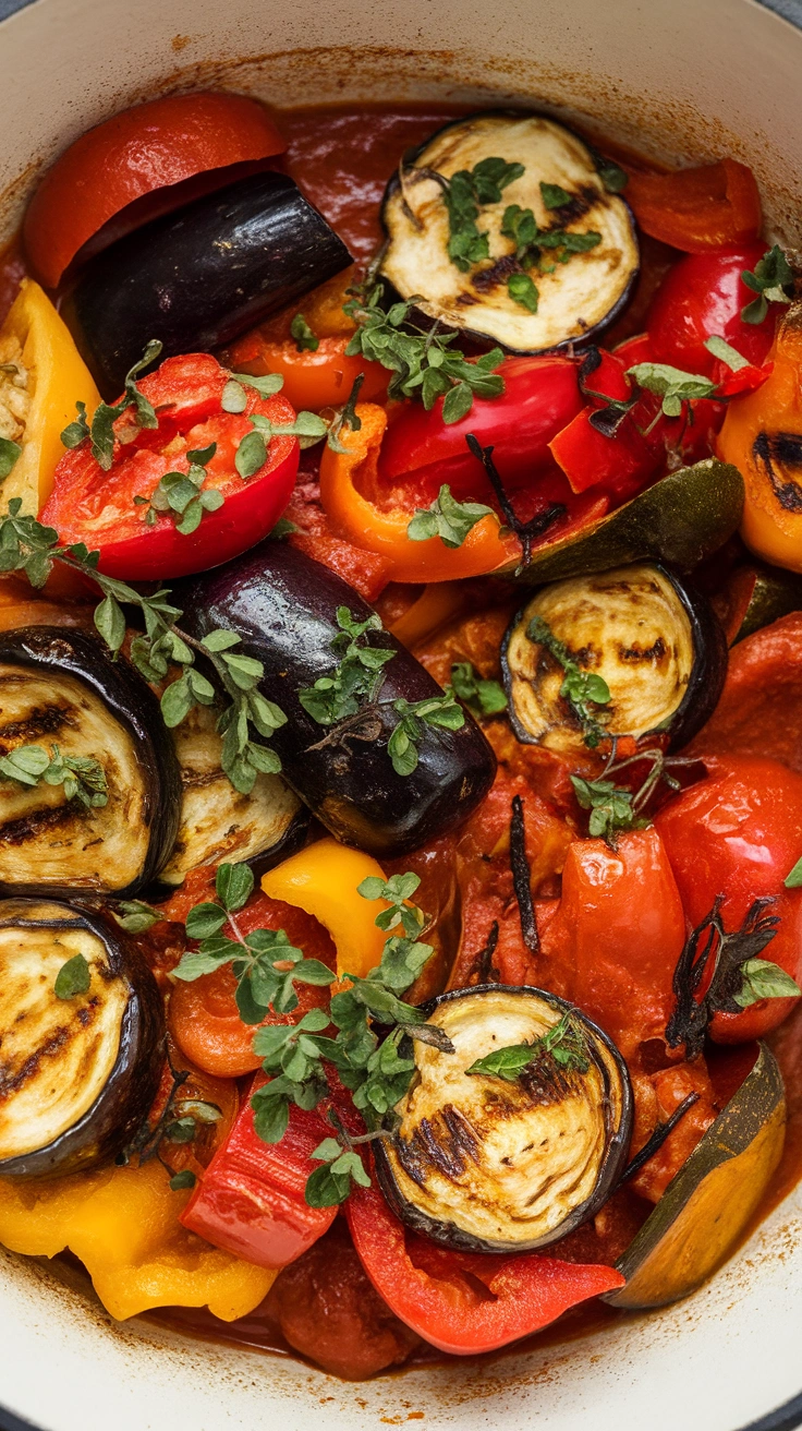 Provencal Vegetable Ratatouille Stew