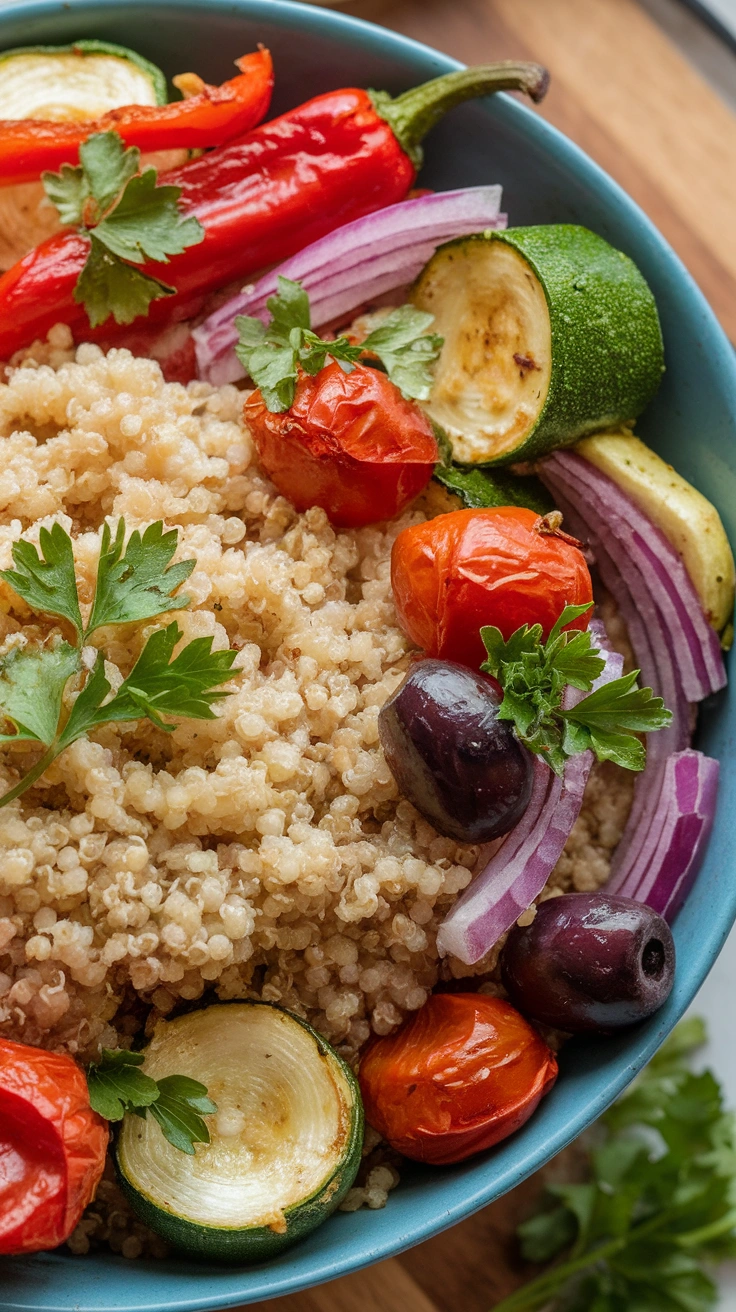 Quinoa and Roasted Vegetable Bowl