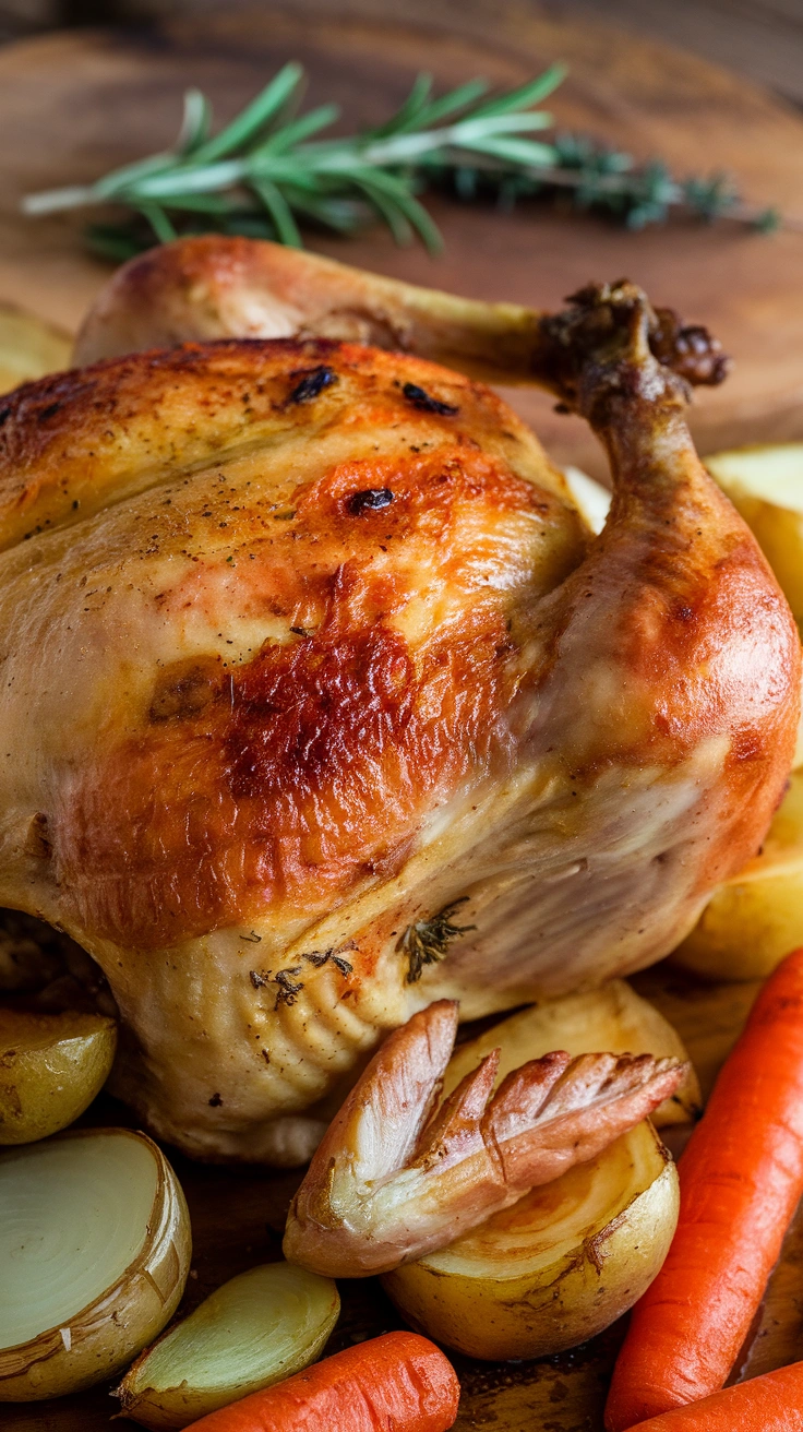 Roast Chicken with Root Vegetables