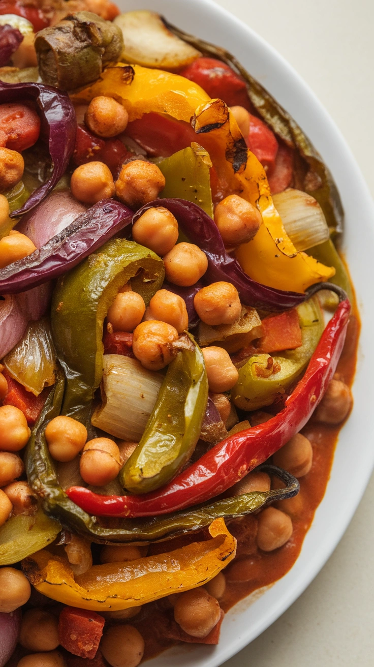 Roasted Vegetable and Chickpea Curry