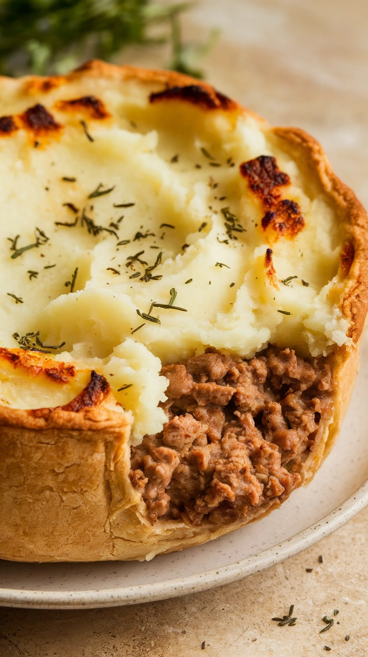 Savory Cottage Pie with Mashed Potatoes