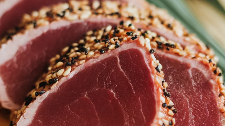 Sesame Seared Ahi Tuna - Featured