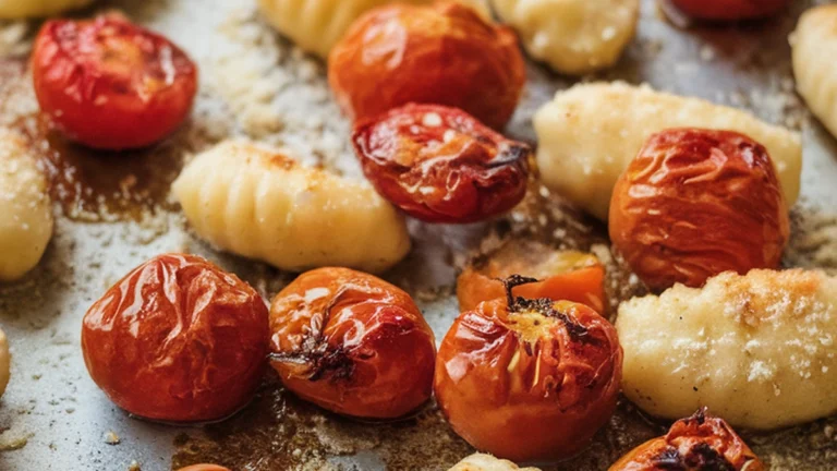 Sheet Pan Gnocchi with Cherry Tomatoes - Featured