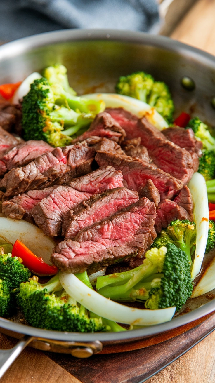 Skillet Beef and Broccoli Stir-Fry