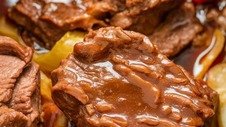 Slow Cooker Mongolian Beef - Featured