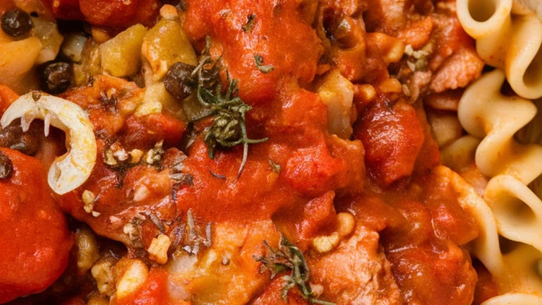 Slow Cooker Turkey Bolognese Sauce - Featured