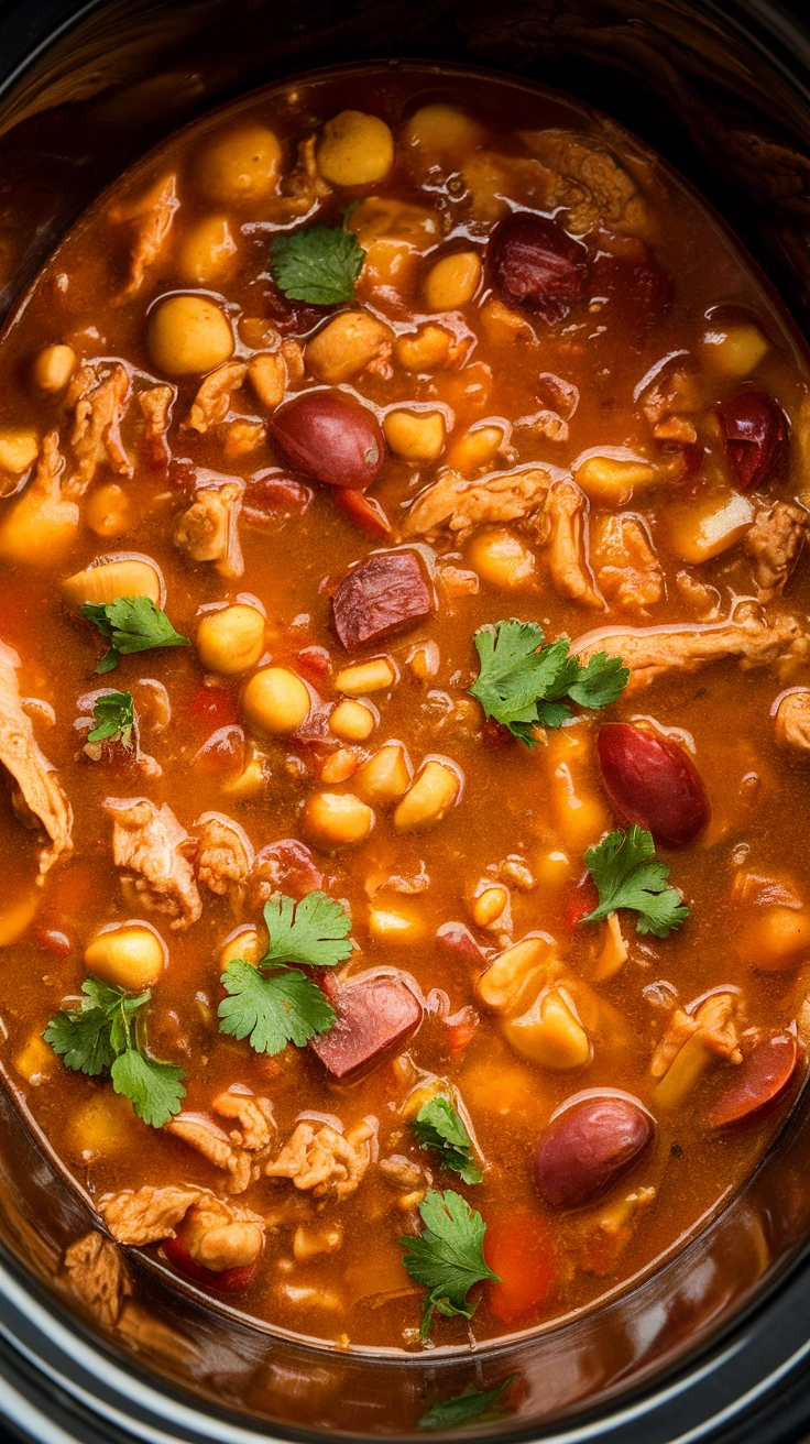 Slow Cooker Turkey Chili
