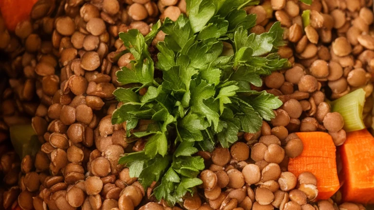 Slow Cooker Vegetarian Lentil Stew - Featured