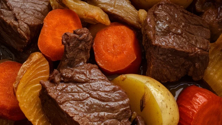 Slow-Simmered Beef and Root Vegetable Stew - Featured
