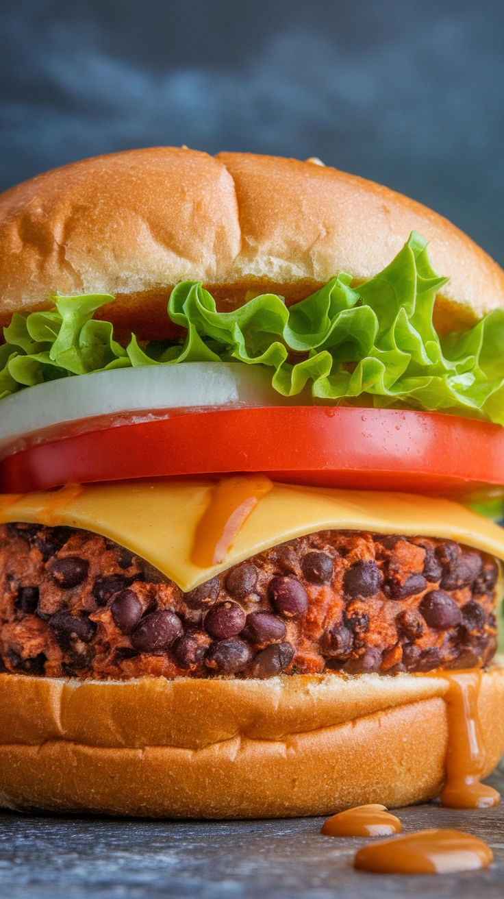 Spicy Black Bean Burgers