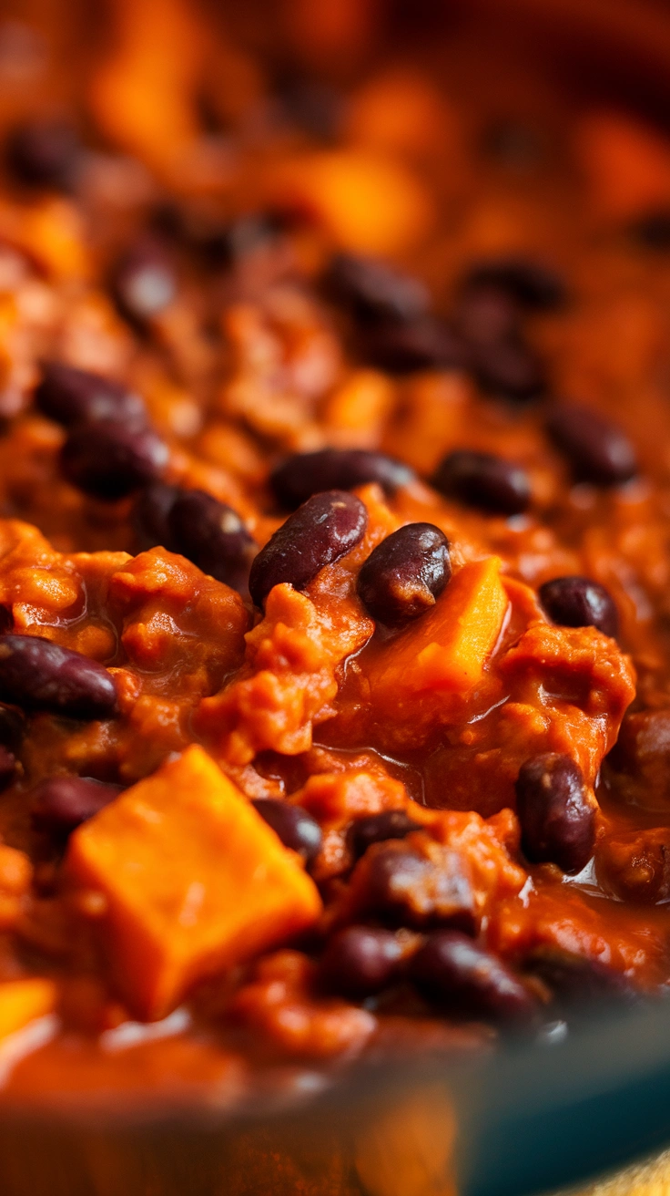Sweet Potato and Black Bean Chili