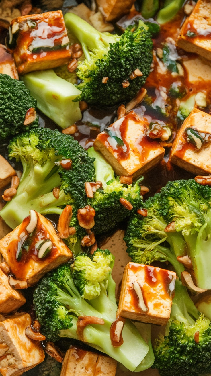Teriyaki Tofu and Broccoli Stir Fry