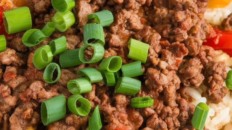 Tex-Mex Ground Beef and Rice - Featured
