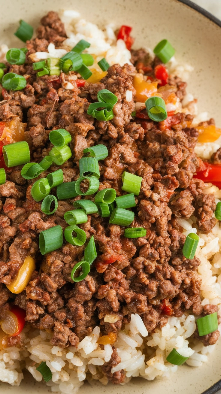 Tex-Mex Ground Beef and Rice