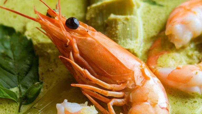 Thai Green Curry with Shrimp - Featured