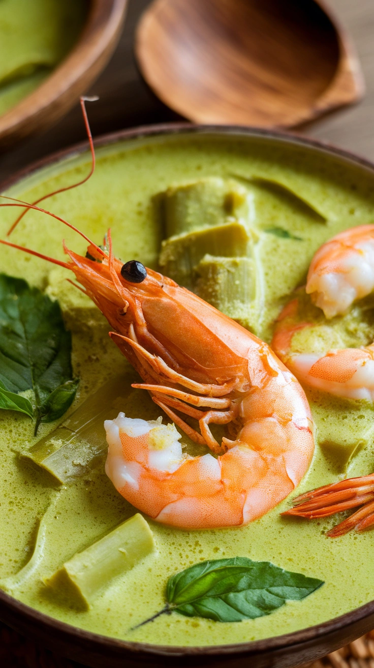 Thai Green Curry with Shrimp