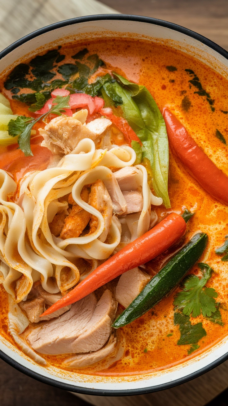 Thai Red Curry Noodle Soup