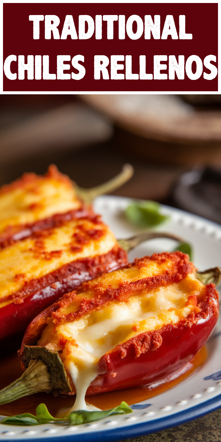 Pinterest Pin for Traditional Chiles Rellenos