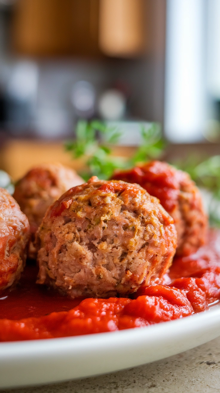 Turkey Meatballs in Marinara