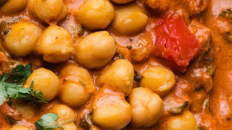 Vegetarian Chickpea Tikka Masala - Featured
