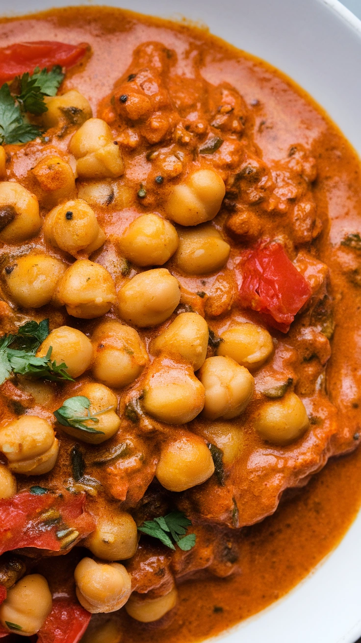 Vegetarian Chickpea Tikka Masala