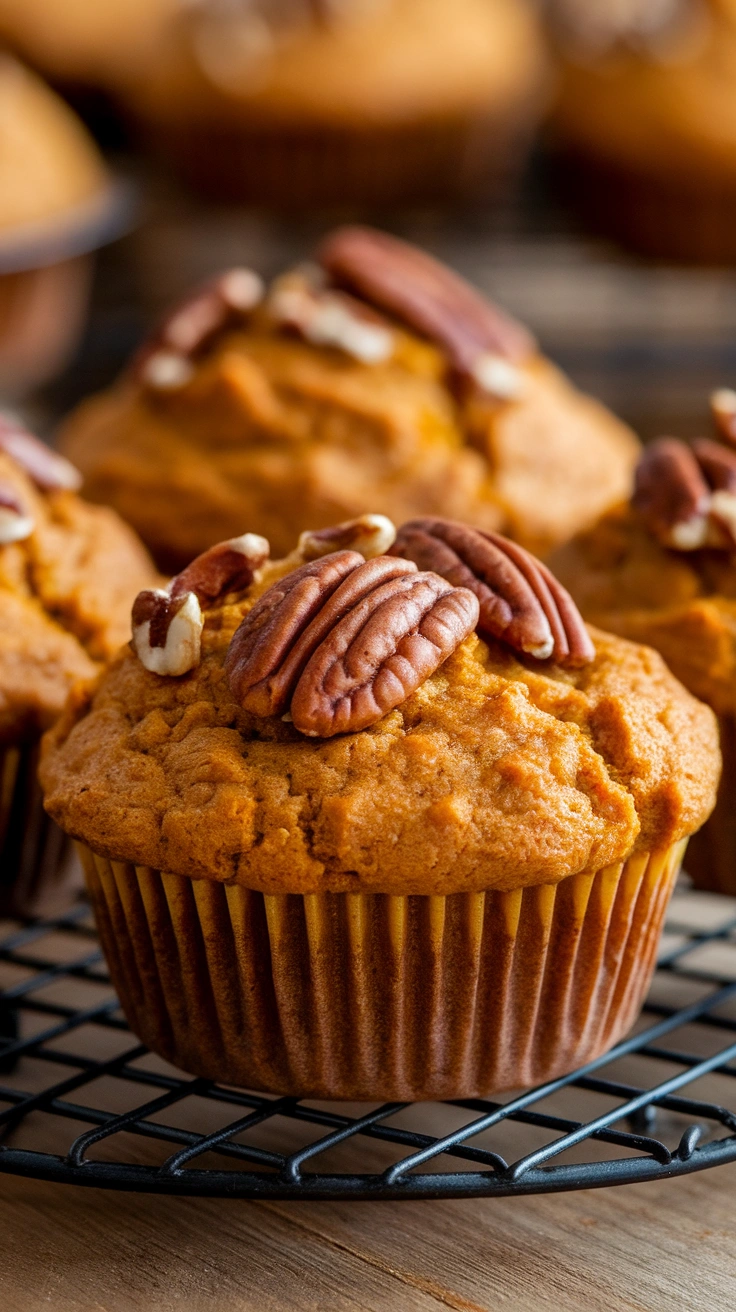 3 Ingredient Pumpkin Muffins with Spice Cake Mix!