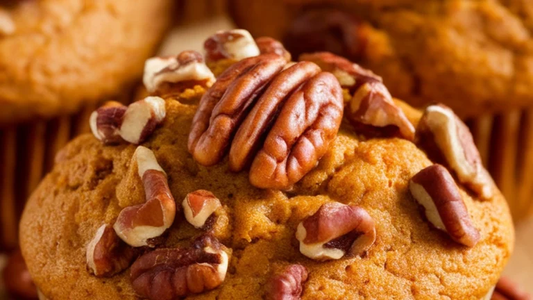 3 Ingredient Pumpkin Muffins with Spice Cake Mix! - Featured