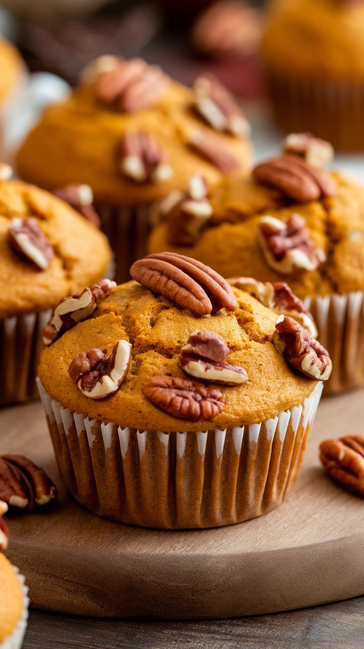 3 Ingredient Pumpkin Muffins with Spice Cake Mix!