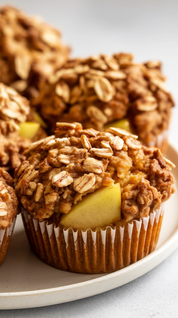 Apple Cinnamon Muffins with Streusel Topping