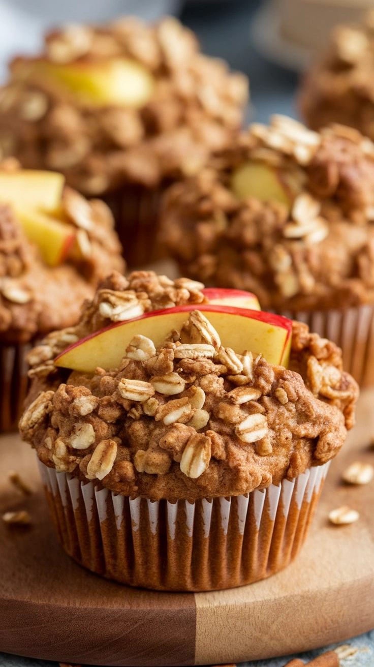 Apple Cinnamon Muffins with Streusel Topping