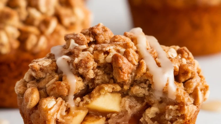 Apple Oat Muffins - Featured