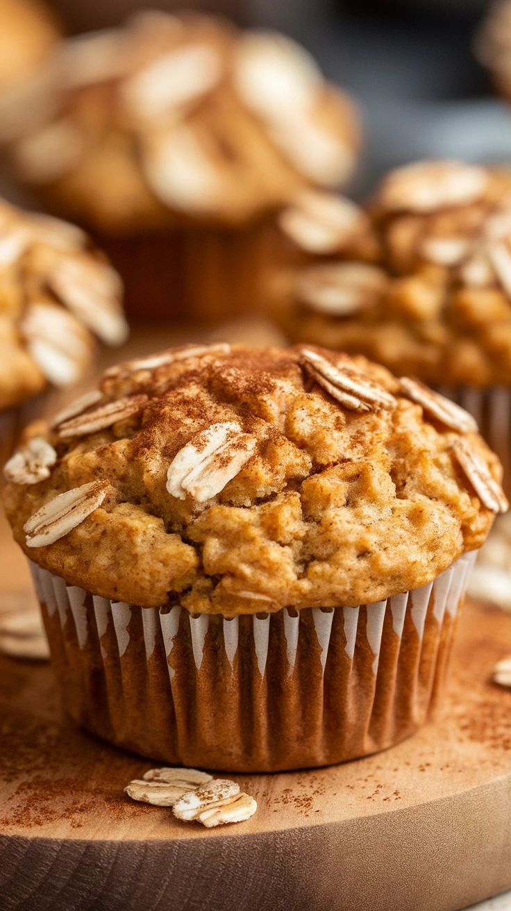 Applesauce Oatmeal Muffins Recipe