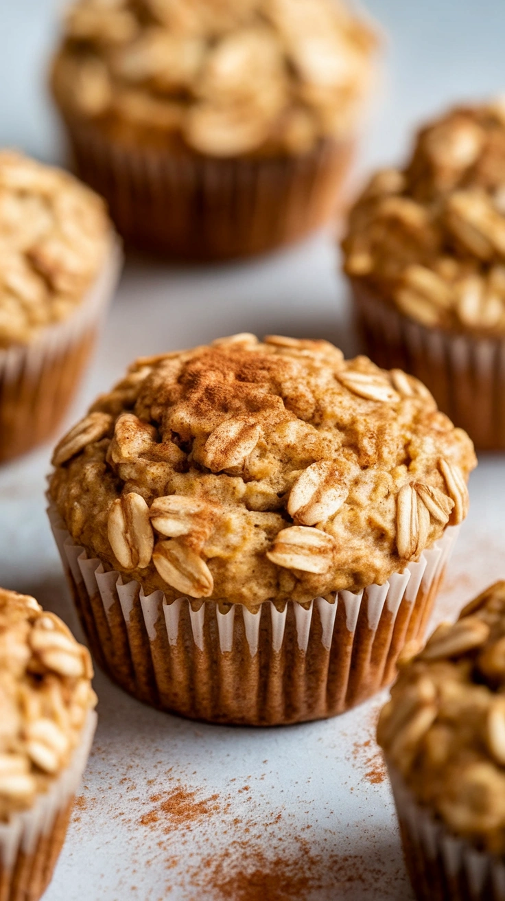 Applesauce Oatmeal Muffins Recipe