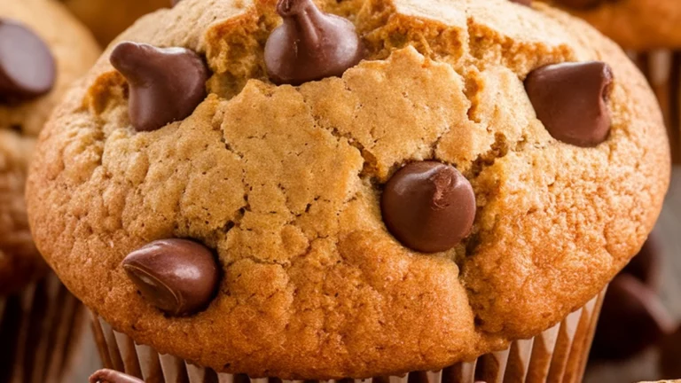Bakery Style Chocolate Chip Muffins - Featured