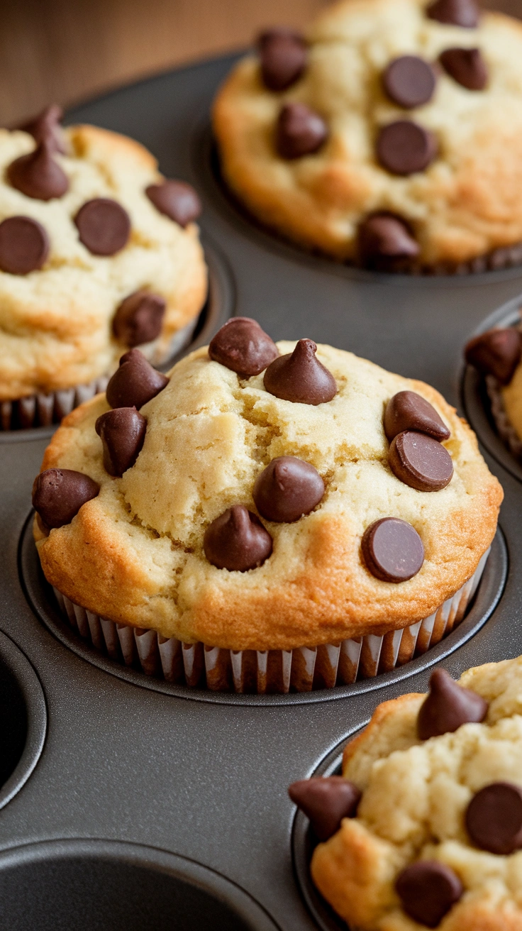 Bakery Style Chocolate Chip Muffins