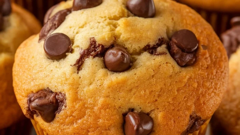 Bakery Style Chocolate Chip Muffins - Featured