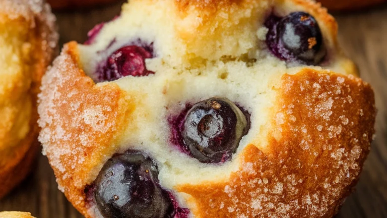 Bakery Style Gluten Free Blackberry Muffins - Featured