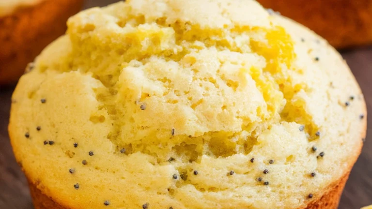 Bakery Style Lemon Poppy Seed Muffins - Featured