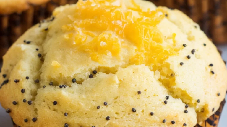 Bakery Style Lemon Poppy Seed Muffins - Featured