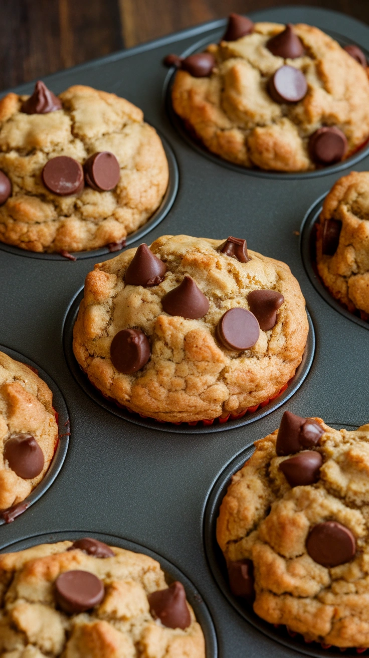 Banana Chocolate Chip Muffins