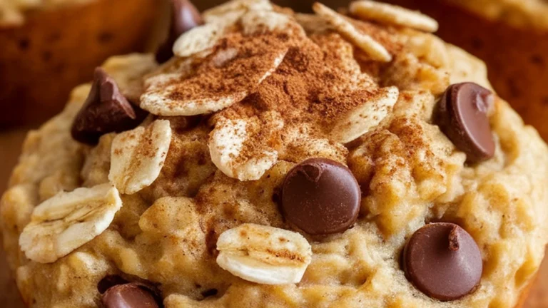 Banana Oatmeal Muffins - Featured