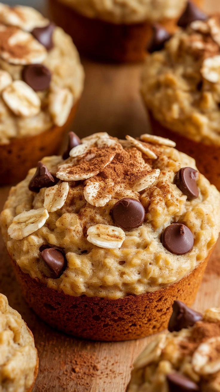 Banana Oatmeal Muffins