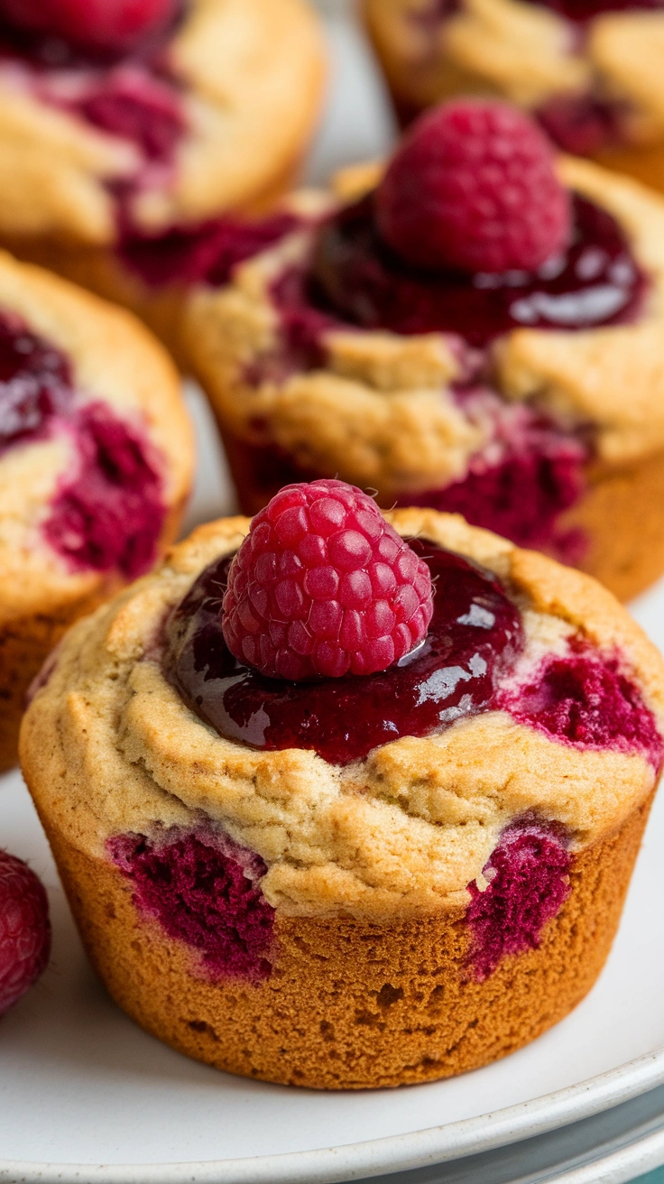 Banana Raspberry Muffins