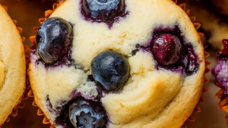 Best Homemade Blueberry Muffins - Featured