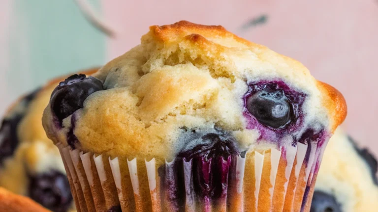 Best Homemade Blueberry Muffins - Featured