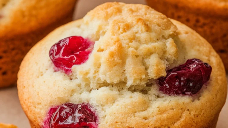 Better Than a Bakery Fresh Cranberry Muffins - Featured