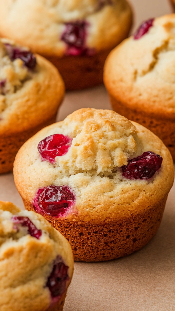 Better Than a Bakery Fresh Cranberry Muffins