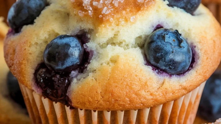 Blueberry Muffin Recipe With Buttermilk - Featured