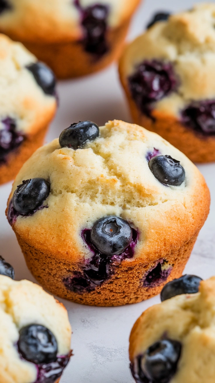 Blueberry Protein Muffins